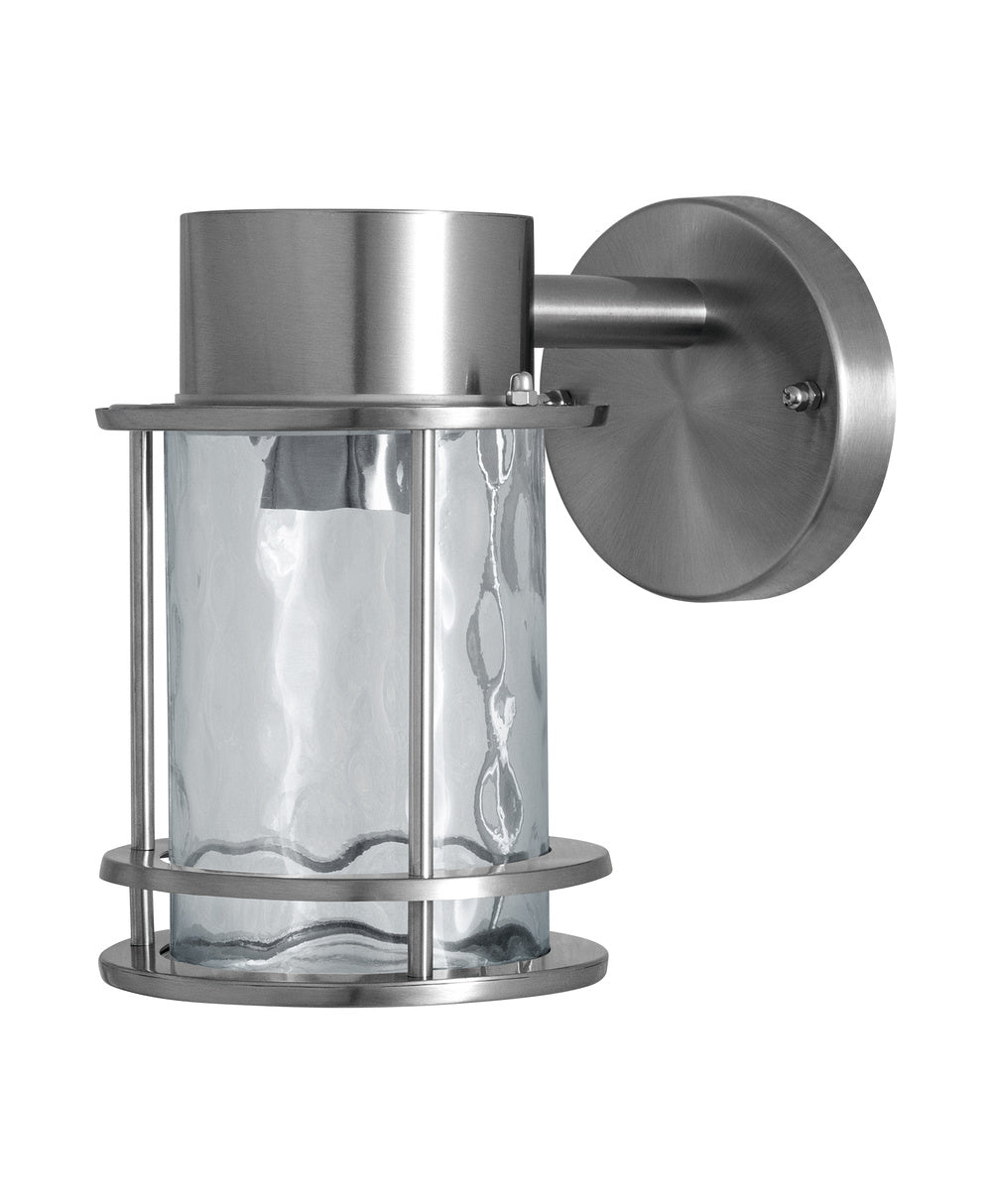 Ledvance ENDURA Classic Post Down E27 aplique de pared exterior Acero Inoxidable Vidrio IP44 220-240V 60W máx