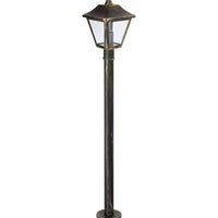 Ledvance ENDURA Classic Tradition farol de pie exterior E27 Negro/Oro IP44 aluminio 1000mm