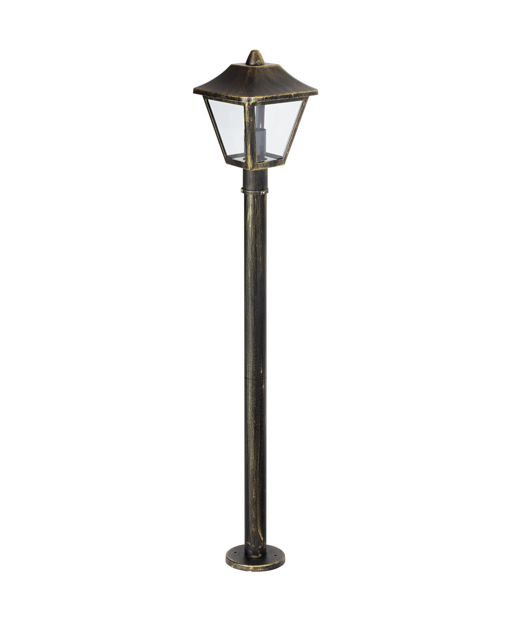 Ledvance ENDURA Classic Tradition farol de pie exterior E27 Negro/Oro IP44 aluminio 1000mm