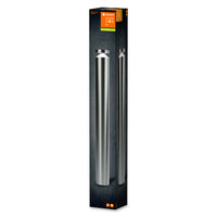 Ledvance ENDURA Style Cylinder 80cm LED acero inoxidable aplique de exterior 6W 3000K IP44 Blanco Cálido