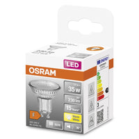 Ledvance Foco LED GU10 2.6W 2700K 230 lúmenes 36° Plateado para Techo o Pared IP20