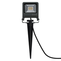 Ledvance ENDURA Garden Flood Spike Luz LED Exterior 20W 3000K 1700 lúmenes IP65 Gris Oscuro