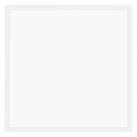 Panel LED compacto de aluminio blanco 33W 3630 lúmenes 840 blanco frío 60x60cm ugr <19
