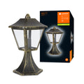 Ledvance ENDURA Classic Tradition Farol Exterior 33cm E27 Negro/Oro IP44 Aluminio Fundido a Presión
