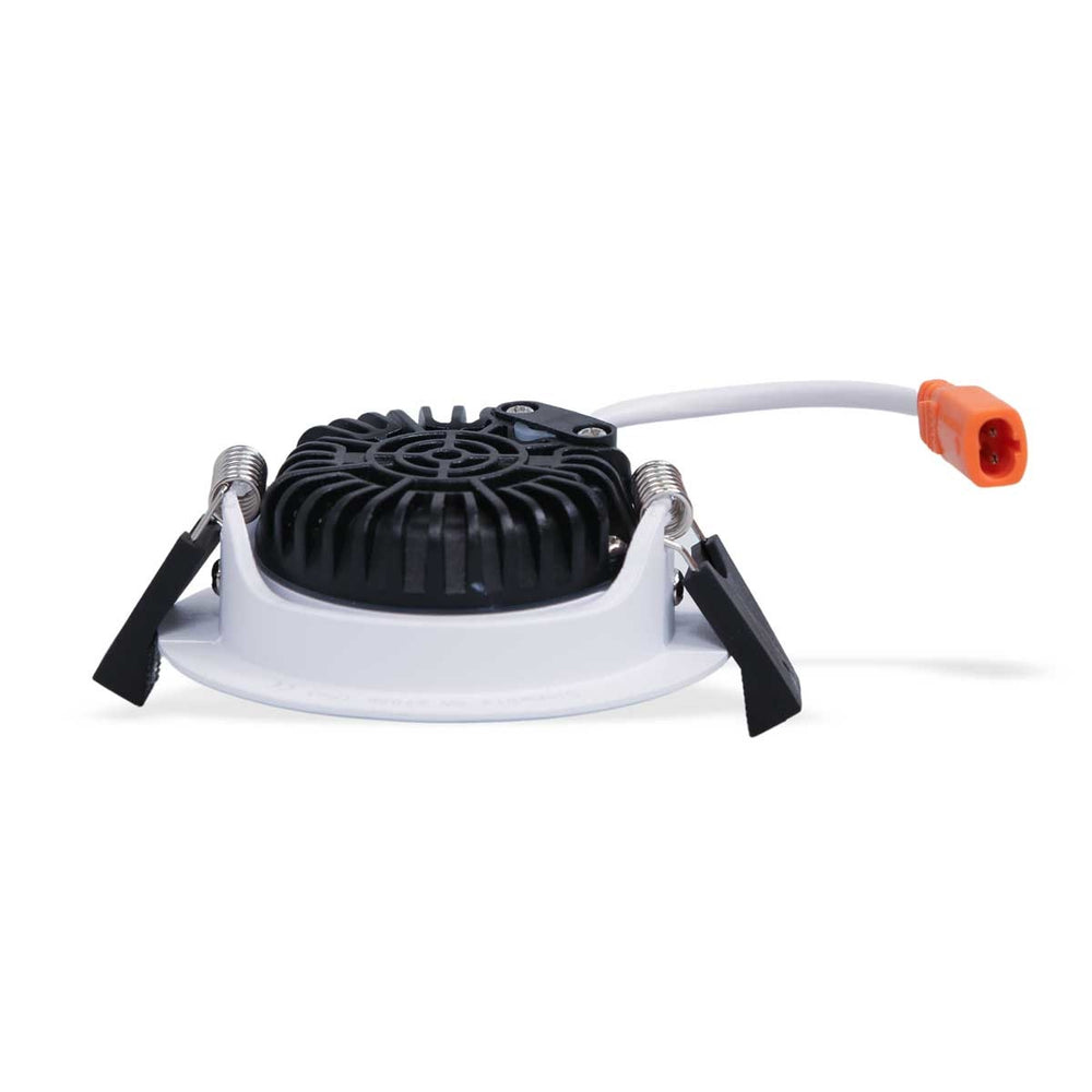 Tsong foco LED empotrado IP20 10.5W 3000K 220-240V luz de techo sin parpadeo Blanco corte 83mm 200 CE RoHS