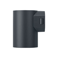 Aplique de pared exterior LED Braytron 9W 900 lúmenes IP65 gris ángulo de haz 38°