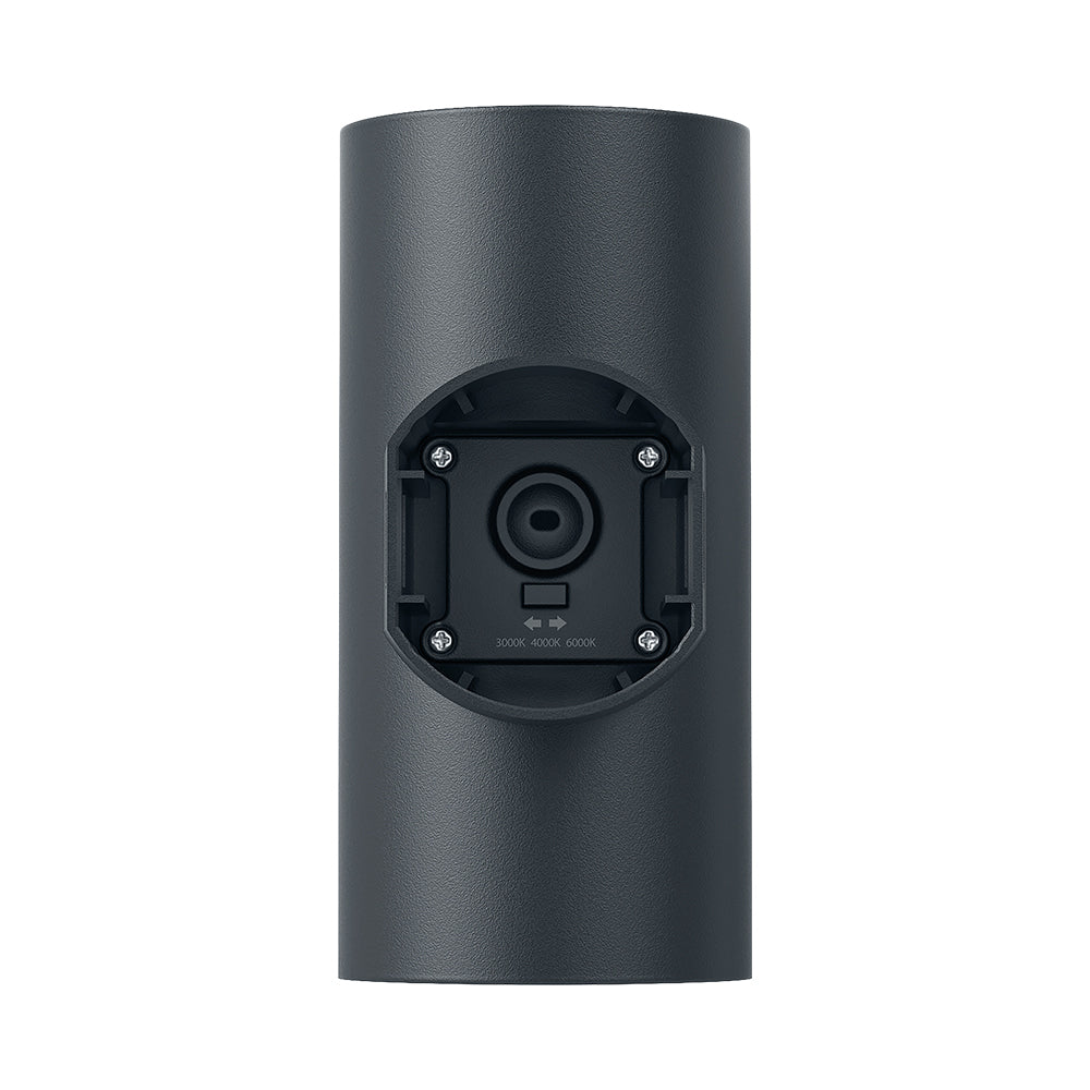 Aplique de pared LED para exteriores Braytron 2x9W IP65 3IN1 1780 lumen gris