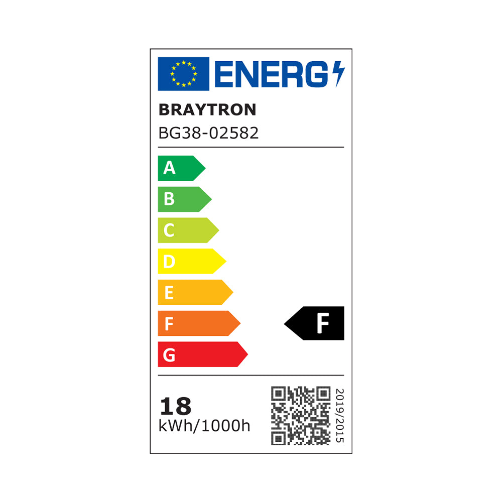 Aplique de pared LED para exteriores Braytron 2x9W IP65 3IN1 1780 lumen gris