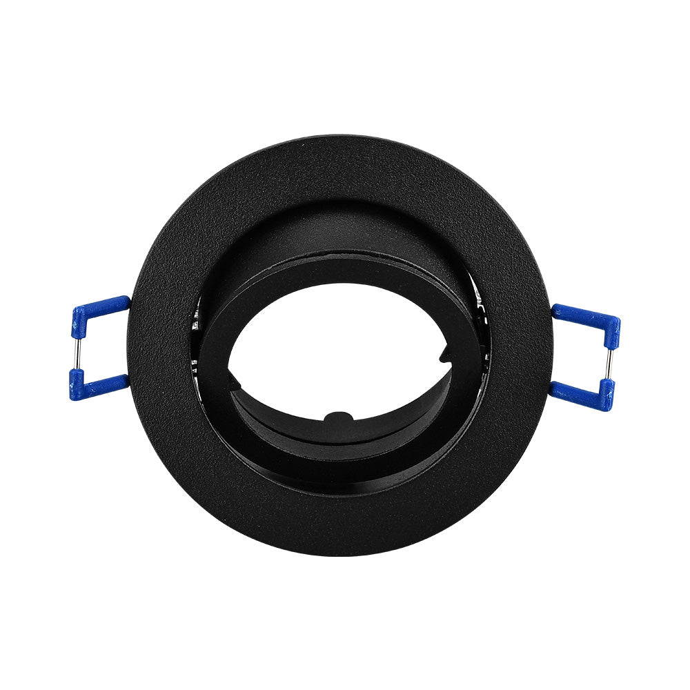 Braytron 35W GU10 foco empotrado negro 82mm MR16 lúmenes iluminación interior