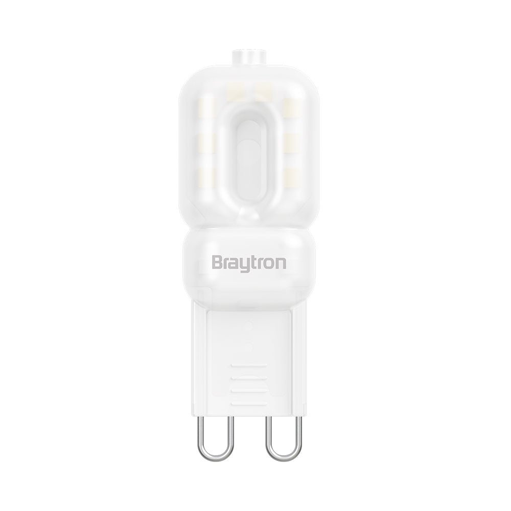 Bombilla LED Braytron G9 3W 3000K regulable 260 lúmenes 220-240V 240° Luz Cálida cápsula IP20