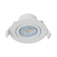 Braytron Foco LED 7W 220-240V CCT 3-en-1 Regulable Redondo Blanco IP20 630 lúmenes Haz 38°