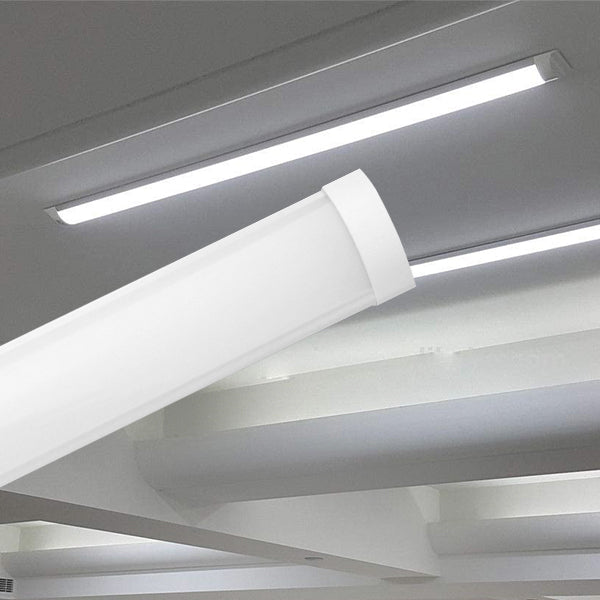 Aplique de pared LED Braytron 18W 4000K 1800 lúmenes IP40 Blanco 575mm iluminación interior tipo batten