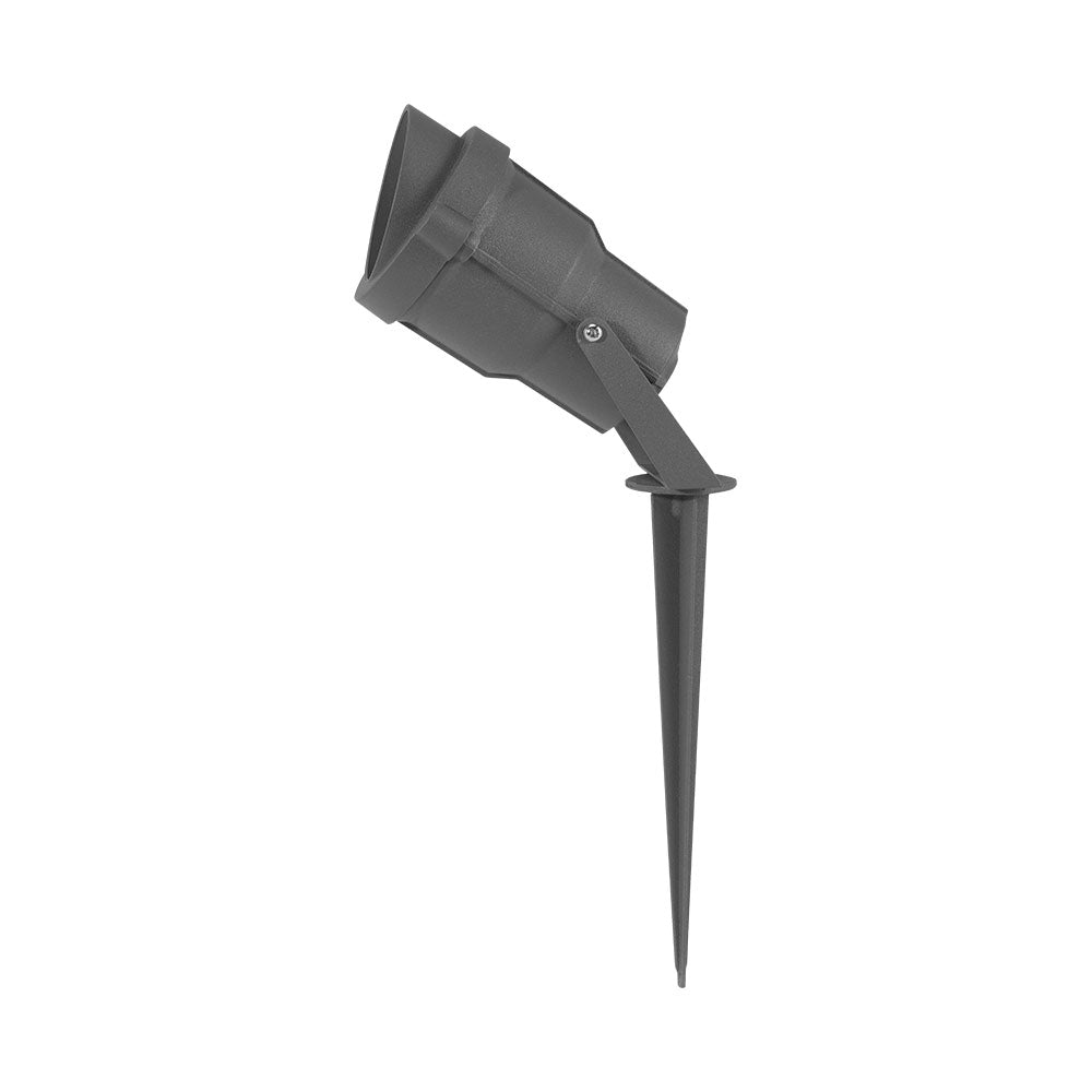 Braytron luz de pincho para exteriores de 9W, IP65, LED, ámbar, ángulo de haz de 60°, cuerpo de aluminio