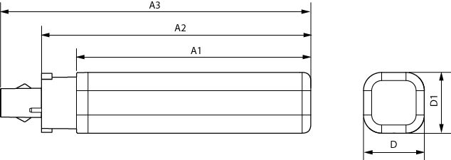 Philips CorePro LED PLC 6.5W G24q-2 4000K Blanco Frío 770 lúmenes 220-240V lámpara de bajo consumo no regulable