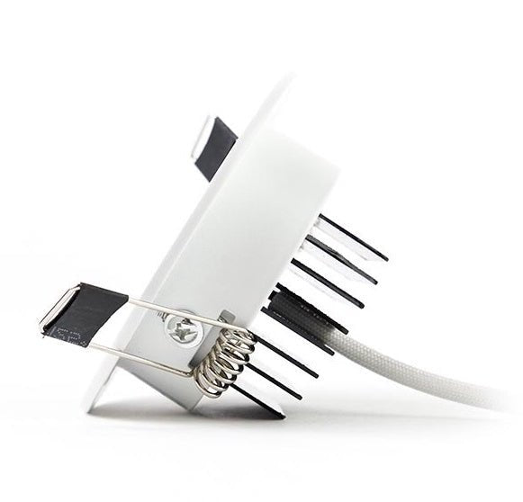 Foco empotrado LED regulable de 3W con luz blanca de 4000K, reemplaza 25W, inclinable