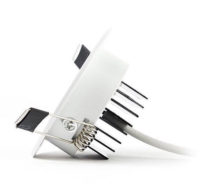 Foco empotrado LED regulable de 3W con luz blanca de 4000K, reemplaza 25W, inclinable