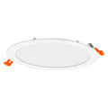 Downlight LED Slim Empotrado Blanco 22W 6500K 2000 lúmenes 110D corte 200mm 225mm