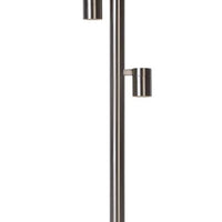 Lámpara de enchufe de exterior Lucide ARNE-LED, 2x5W GU10 LED 2700K, IP44, acero inoxidable acabado cromo satinado