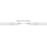 Luminaria LED Spectrum 150cm 45W 4000K IP65 5150 lúmenes montaje en techo o suspendido Blanco