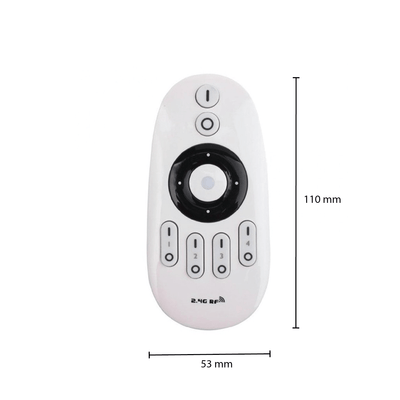control remoto rf de color único 2.4 ghz para tiras led de 12v-24v