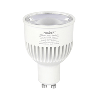 Foco LED GU10 6W 550 lúmenes RGB+CCT MIBOXER luz regulable