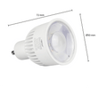 Foco LED GU10 6W 550 lúmenes RGB+CCT MIBOXER luz regulable