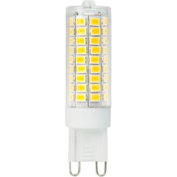 Bombilla Spectrum LED G9, 7W reemplaza 70W, 770 lúmenes, 3000K blanco cálido, 230V, haz de 270°, CRI 80