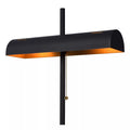 Lámpara de mesa Lucide Glendale, casquillo 2xE27, compatible con LED, Negra con detalles en oro mate, IP20, CE RoHS