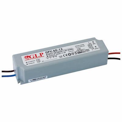Glp led power adapter 12v 60w 5a for led lighting ip67 waterproof
