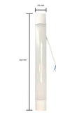 Batel LED Spectrum 60cm, 18W 230V, 3000K blanco cálido, 2100 lúmenes, haz de 120°, carcasa Blanca IP20