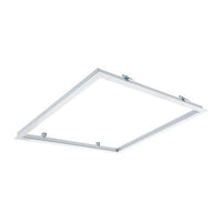 Panel LED 60x60cm con marco blanco, IP20, 220-240V AC, 613x613mm