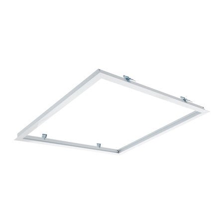 Panel LED 60x60cm con marco blanco, IP20, 220-240V AC, 613x613mm
