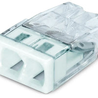 Conector LED WAGO 2 vías 0.5-2.5mm² 2273-202, IP20, 220-240V, CE RoHS, bloque de conexión compacto 100uds