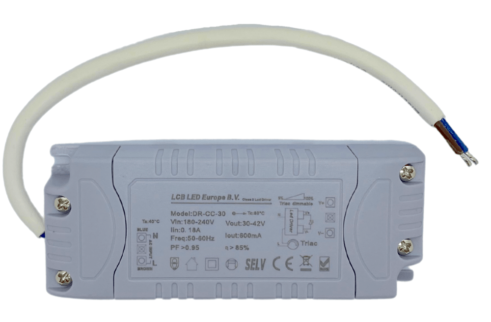 Controlador LED regulable corte de fase triac 27-42V para panel LED de 25W
