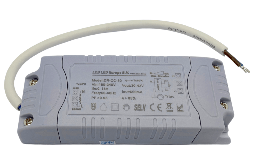 Controlador LED regulable corte de fase triac 27-42V para panel LED de 25W
