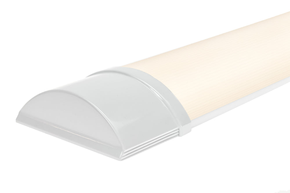 Spectrum Pantalla LED 120cm 32W 3000K Blanco Cálido 4000 lúmenes IP20 Montaje en Techo o Suspendido Blanco