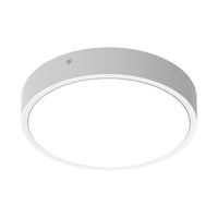 Plafón LED redondo 250P, 10.5W, 1220 lúmenes, CCT conmutable 3000K/4000K, IK10, carcasa de aluminio blanco