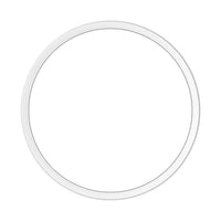 Plafón LED redondo 250P, 10.5W, 1220 lúmenes, CCT conmutable 3000K/4000K, IK10, carcasa de aluminio blanco