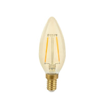 Lámpara filamento LED Spectrum E14 4.9W 2400K luz cálida, reemplaza 50W con 490 lúmenes, ángulo de radiación de 360°, no regulable
