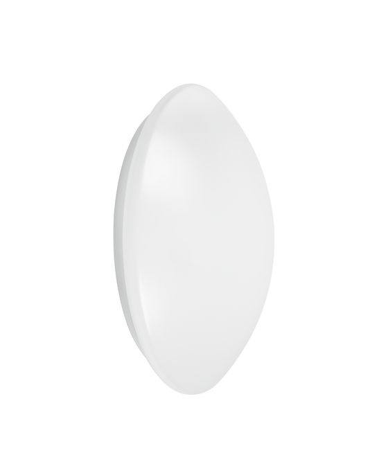Lámpara LED de Techo y Pared IP44 Bulkhead 13W 920 lúmenes 3000K Blanco Cálido Ø250mm Blanco IK03