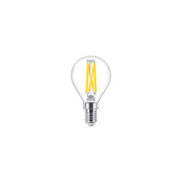 Bombilla clásica Philips LED luster regulable 5.9W E14 2200K-2700K P45