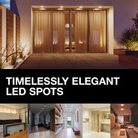 LED Downlight Slim Recessed White 4.5W 240 lumens 6500K Daylight 110° Cutout 72mm 85mm