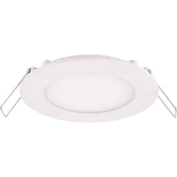 Foco empotrado LED redondo de aluminio 3W reemplaza 25W luz blanca cálida 3000K
