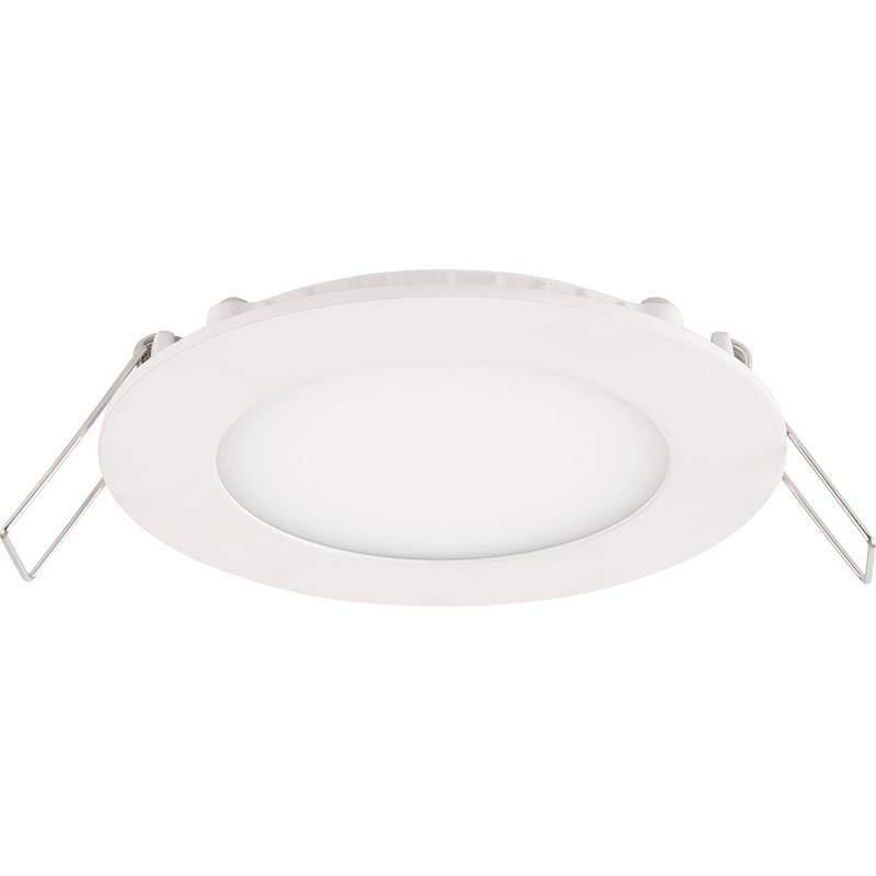 Foco empotrado LED redondo de aluminio 3W reemplaza 25W luz blanca cálida 3000K