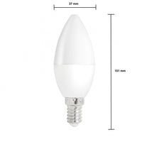Lámpara de vela LED Spectrum casquillo E14 1W reemplaza 10W 3000K blanco cálido 90 lúmenes 17000 horas