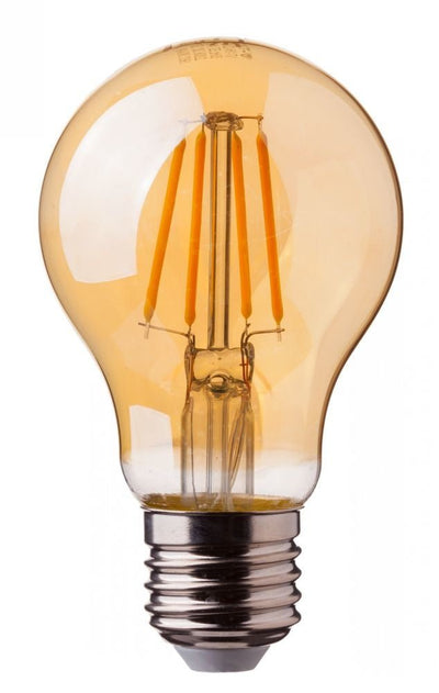 Lámpara de filamento LED LCB E27 A60 8W 2200K extra blanco cálido
