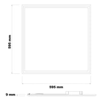 Panel LED tsong pro slim line 60x60cm 36W 4320 lúmenes 3000K UGR19