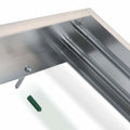 Marco para panel LED LCB 60x30cm montaje en superficie Aluminio Plata 5cm altura IP20 CE RoHS