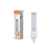 LED PL-C Dulux-D D/E 6W 660 lúmenes 4000K Blanco Frío G24d-1 2-Pin 230V reemplazo para 13W