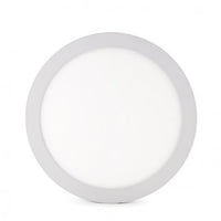 Plafón LED redondo Spectrum 18W reemplaza 105W, 3000K, 2200 lúmenes, IP20, CRI >80, ángulo de haz 110°